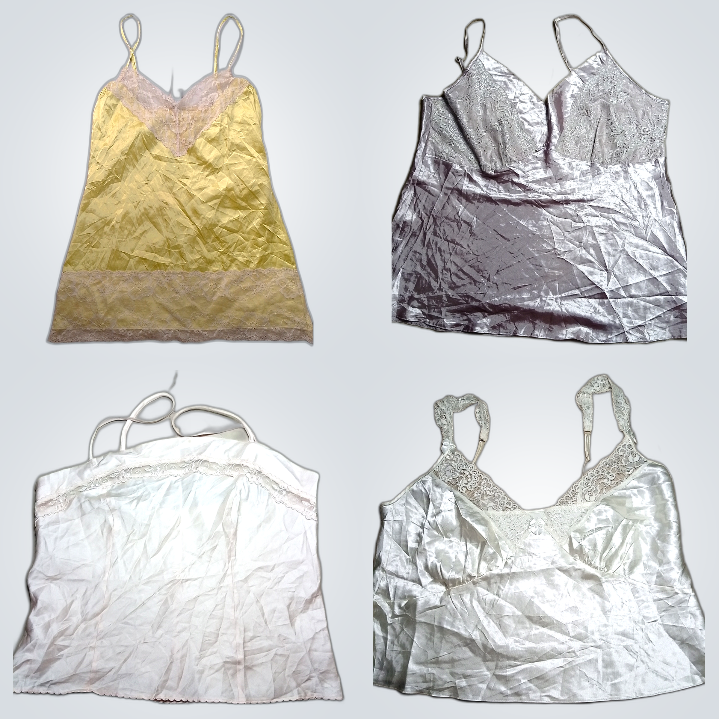 Y2K Spitzenbesatz-Camisoles