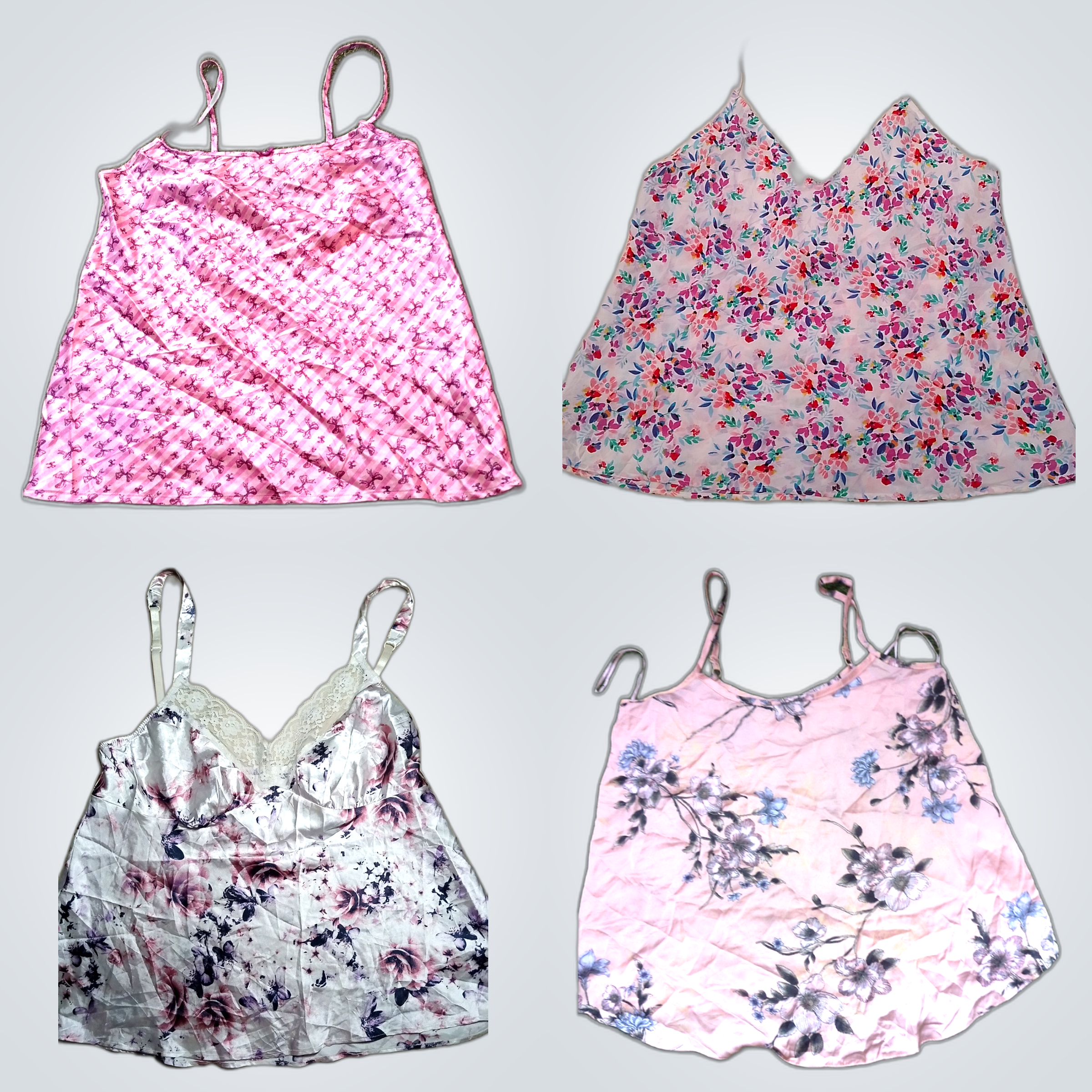 Floral camisole tops