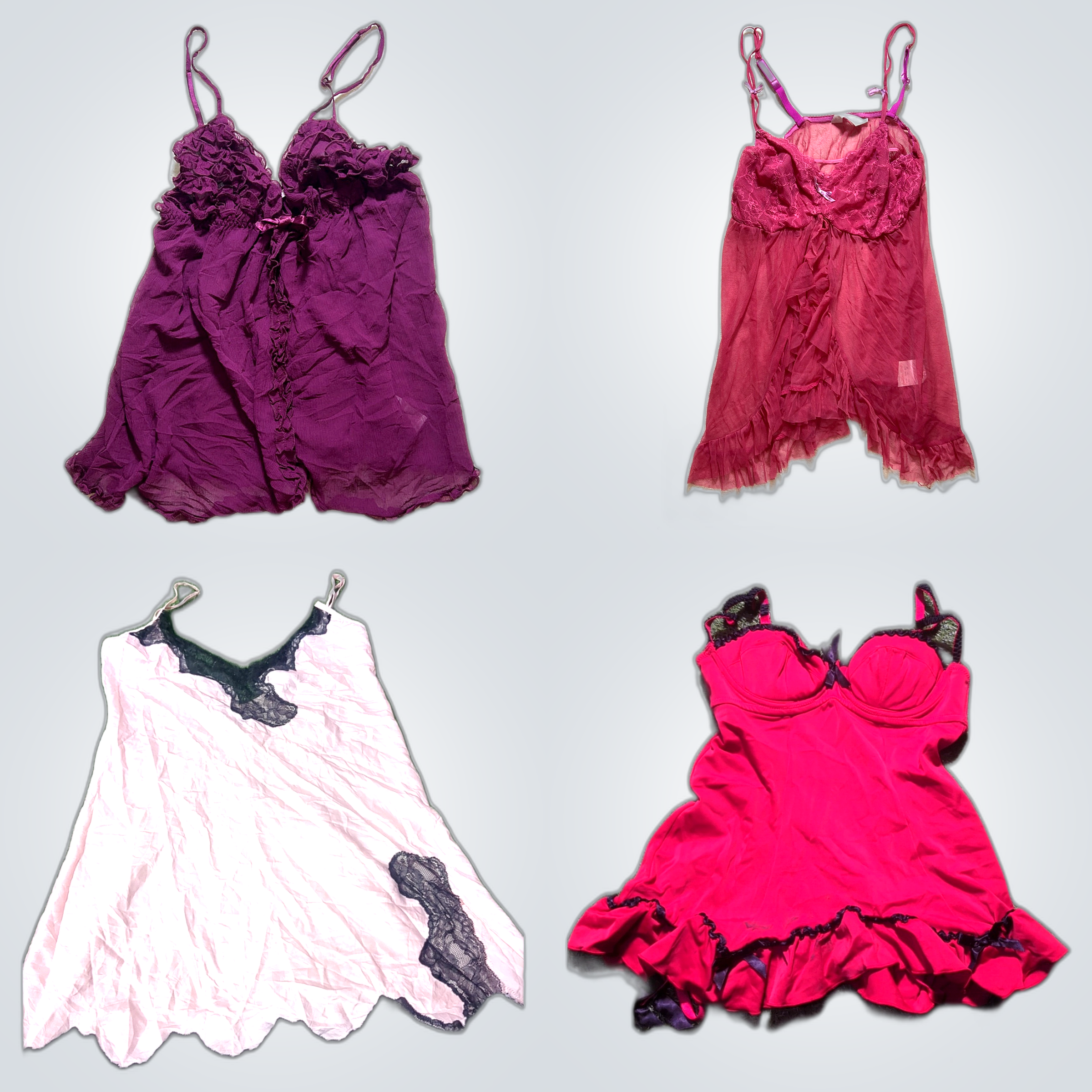 Y2K Spitzenkleid Bundle