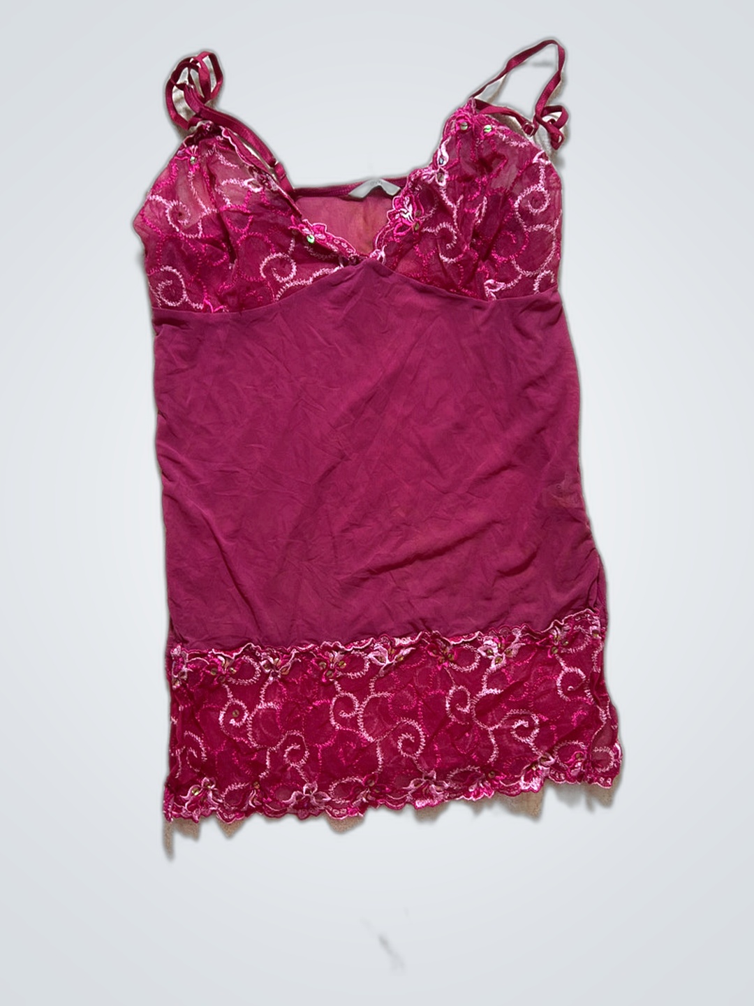 Pink Lace Camisole