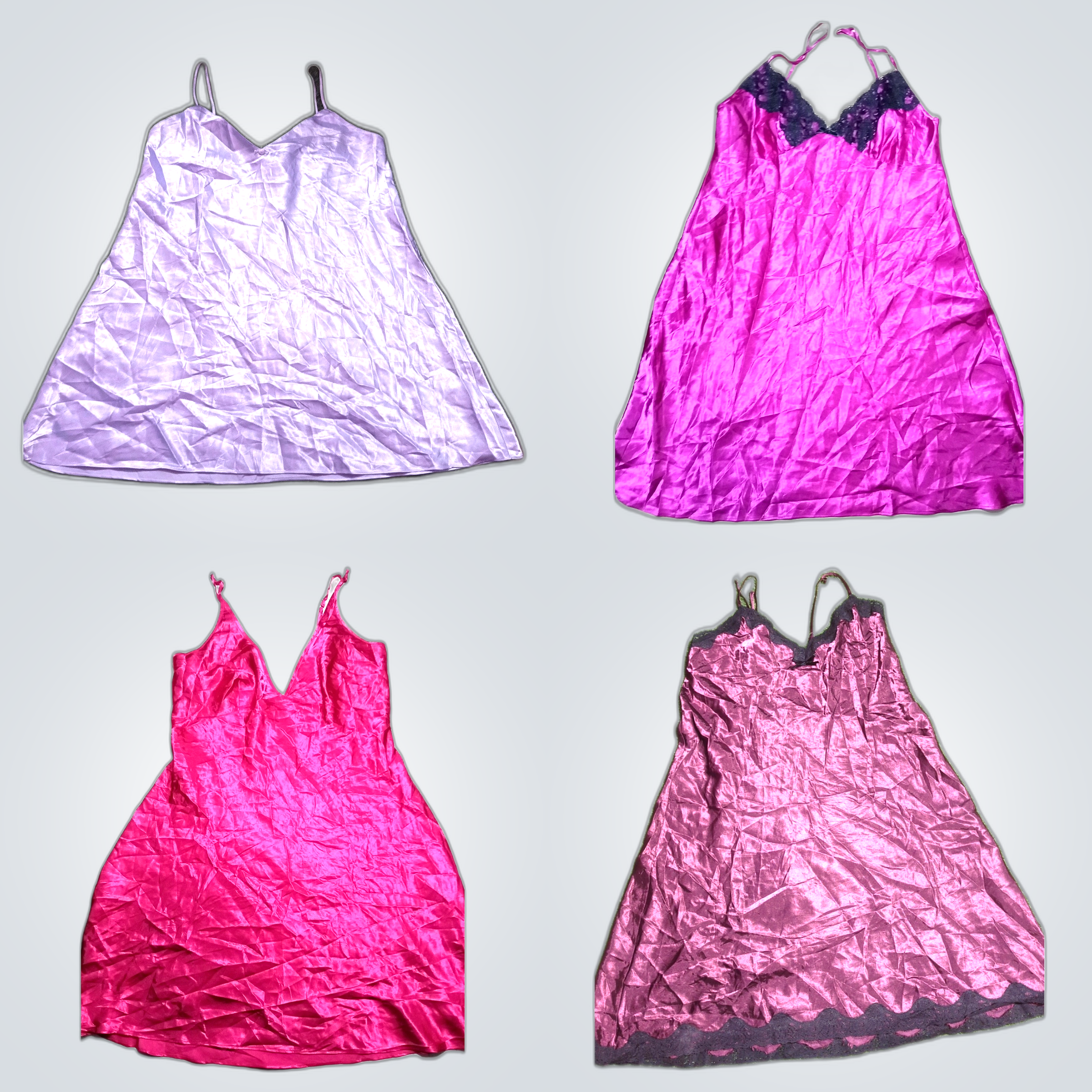 Y2K Satin Slip Dresses