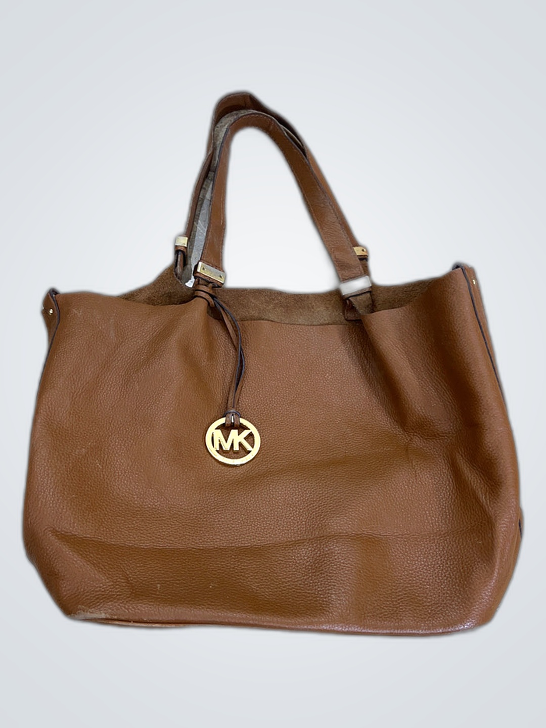 Michael Kors Brown Leather Tote Bag