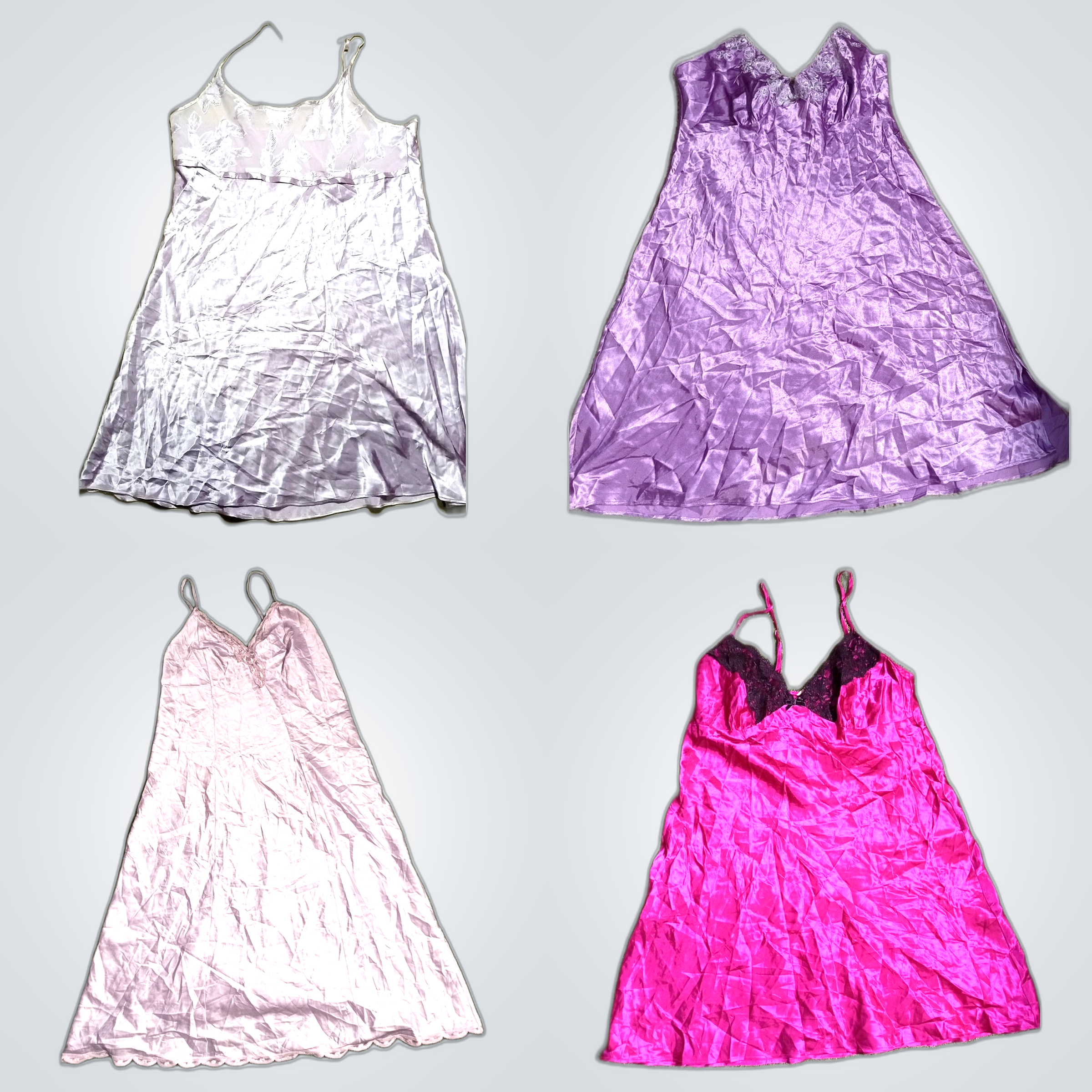 Y2K Satin Slip Dresses