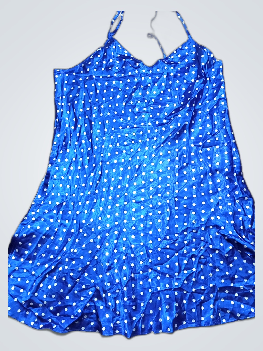 Blue Polka Dot Dress