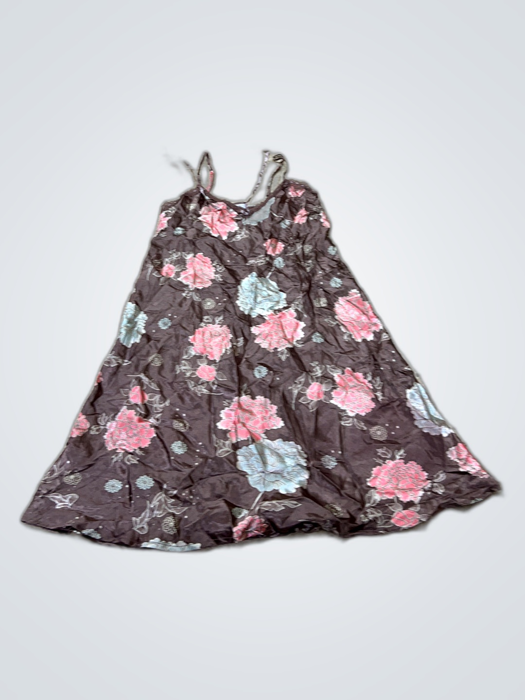 Brown Floral Sundress