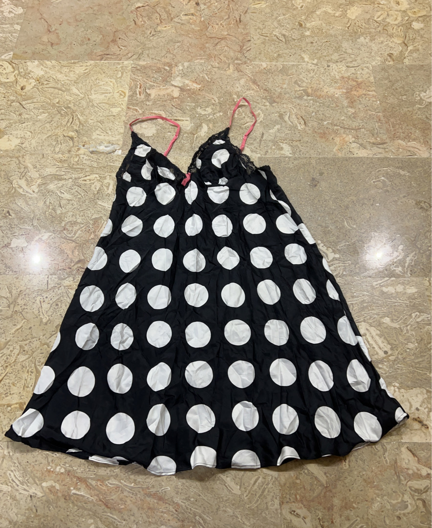 Black and White Polka Dot Dress