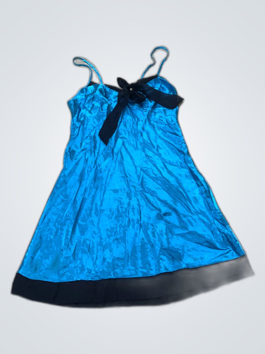 La Senza Blue Satin Slip Dress