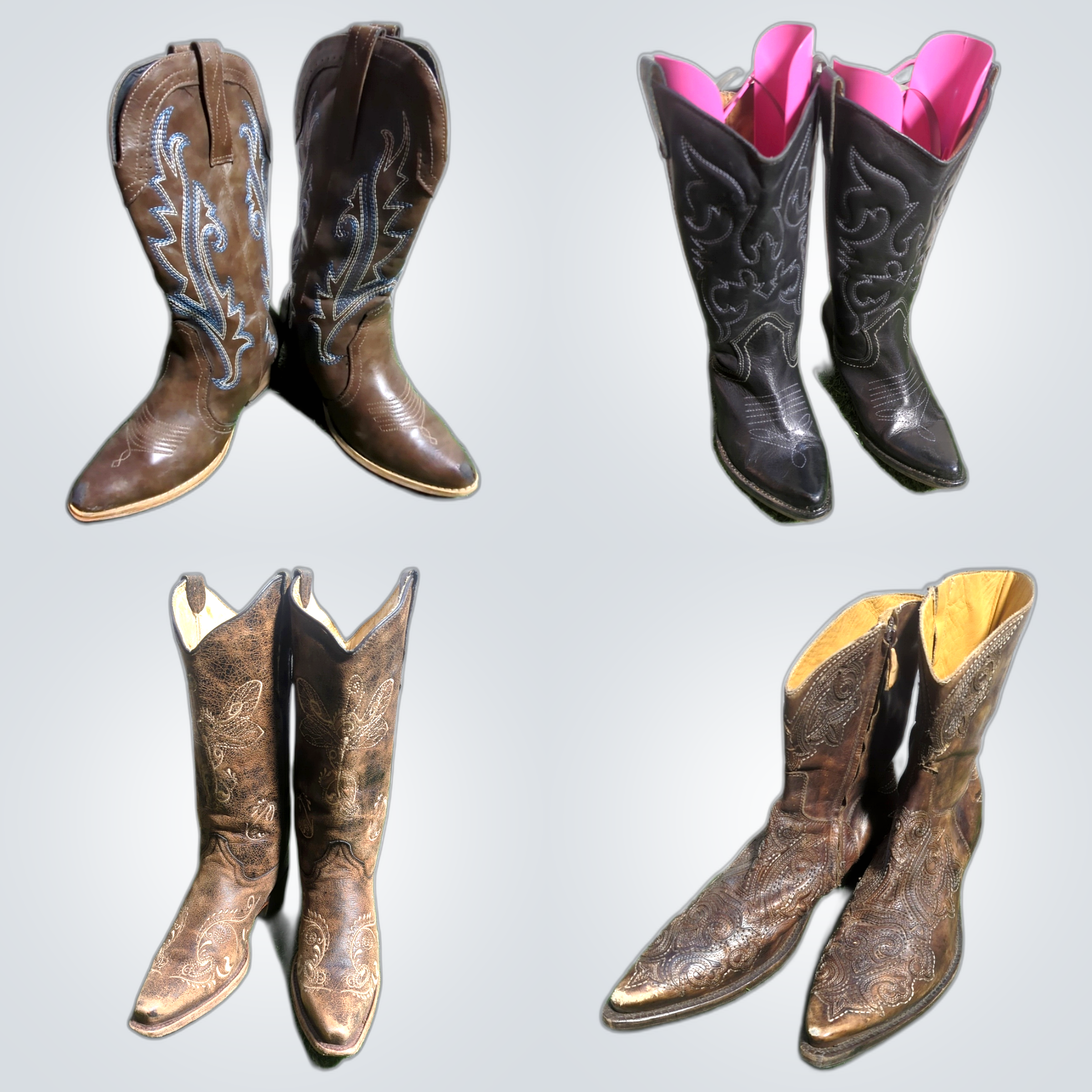 Y2K Cowboy Boots Bundle
