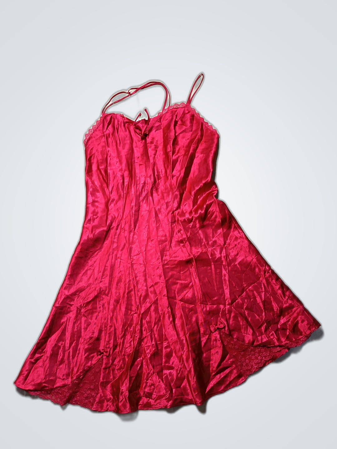 Red Satin Chemise