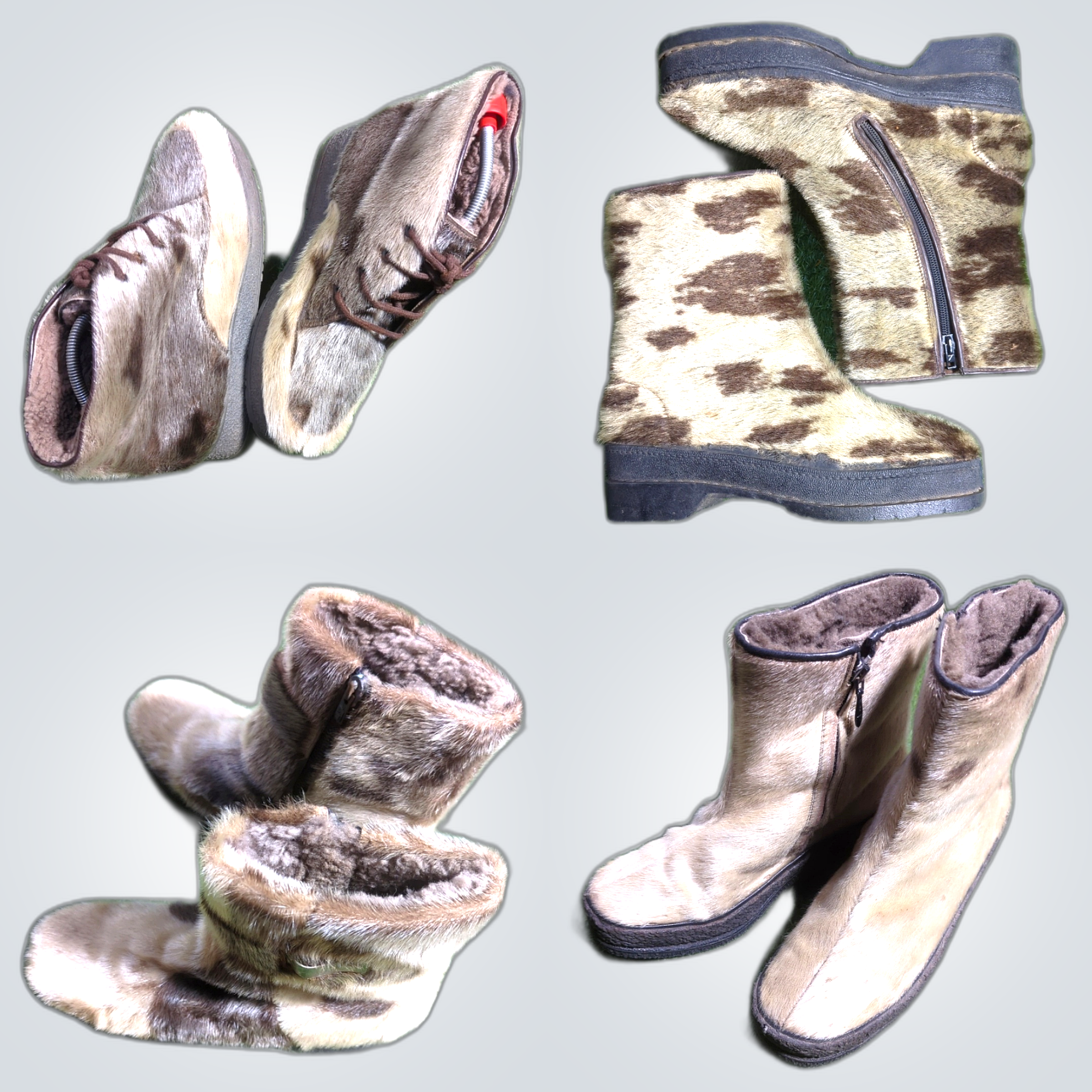 Bottes doublées en fourrure Y2K