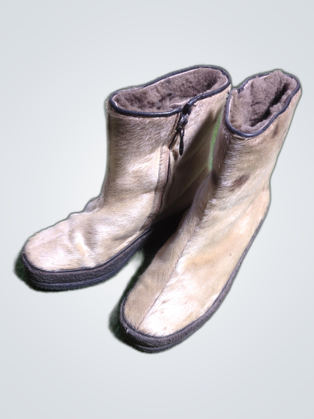 Bottes chevilles en shearling Natur Leder