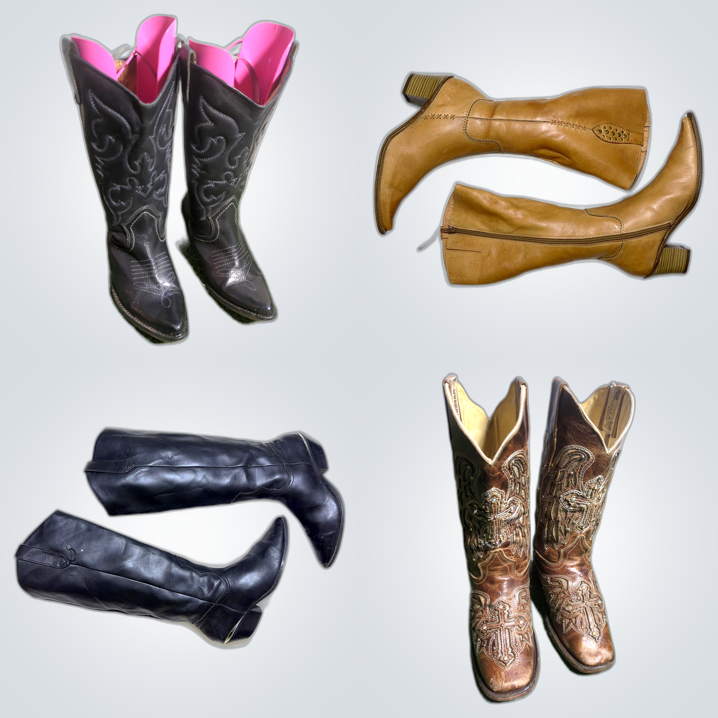 Y2K Cowboy Boots Bundle