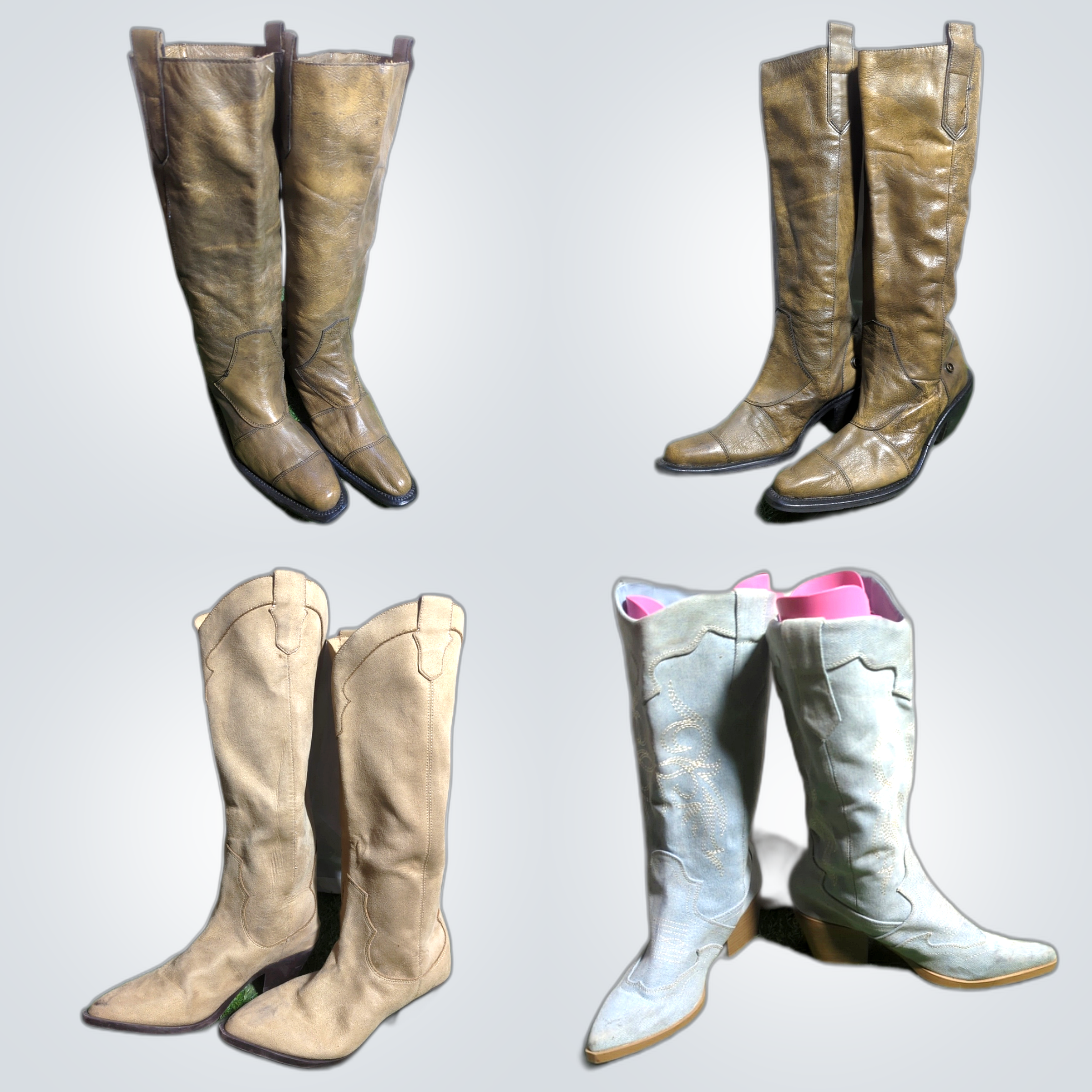 Y2K Cowboy Boots Bundle