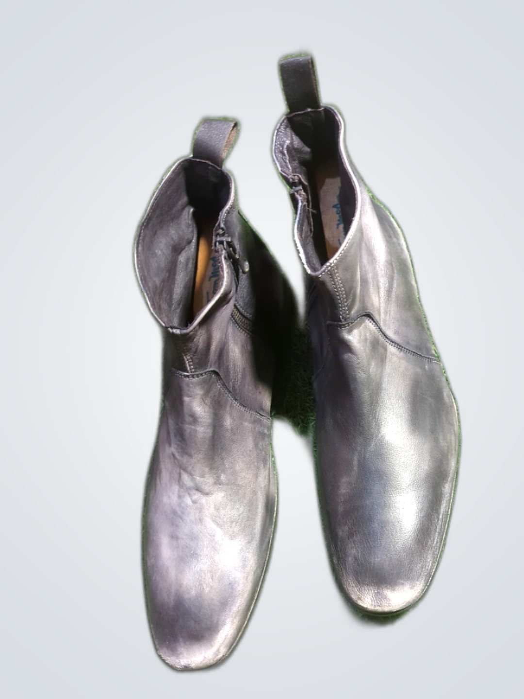 Botas de tobillo de cuero para hombres