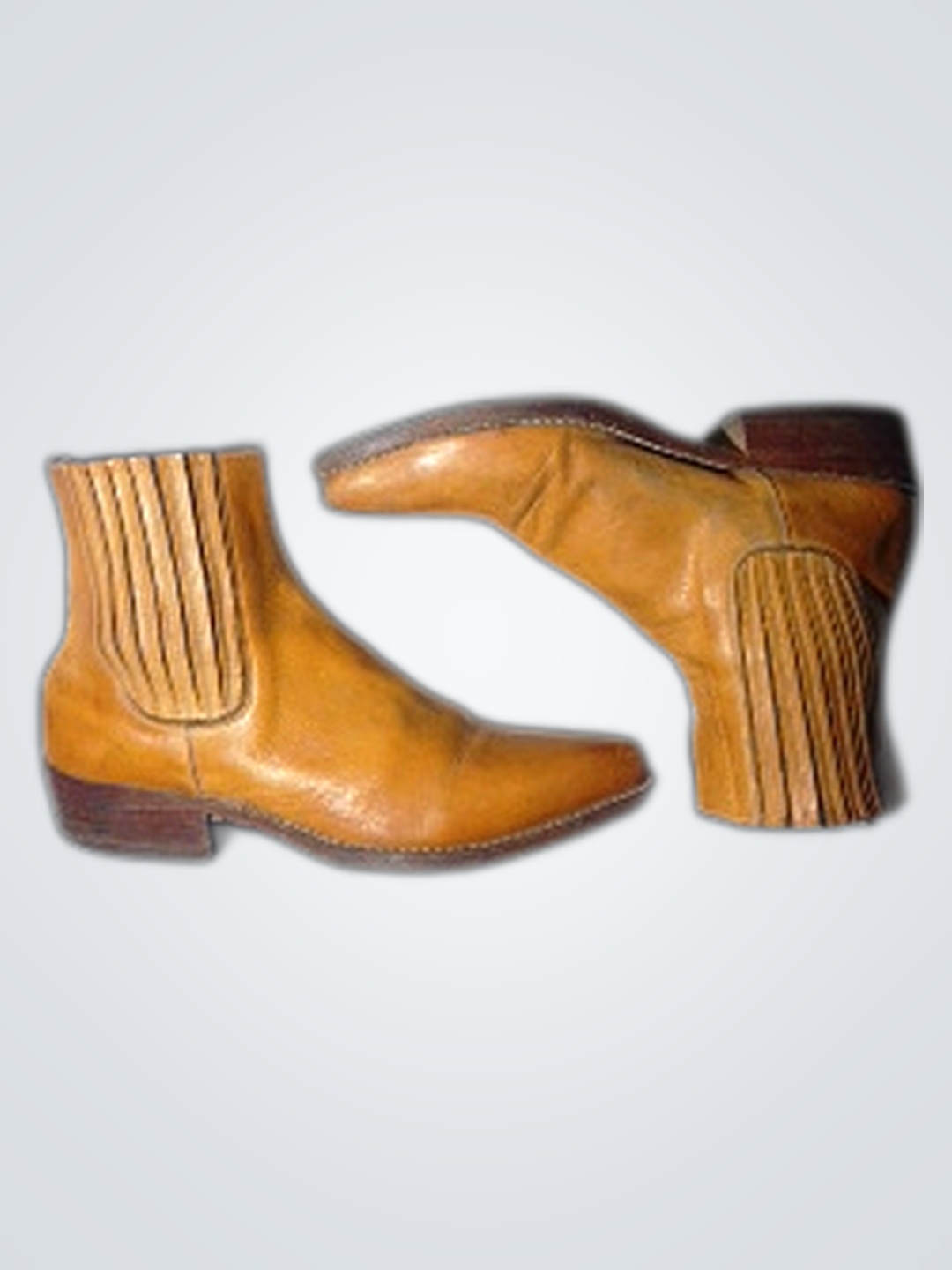 ウルヴァリン タン レザー アンクル ブーツ