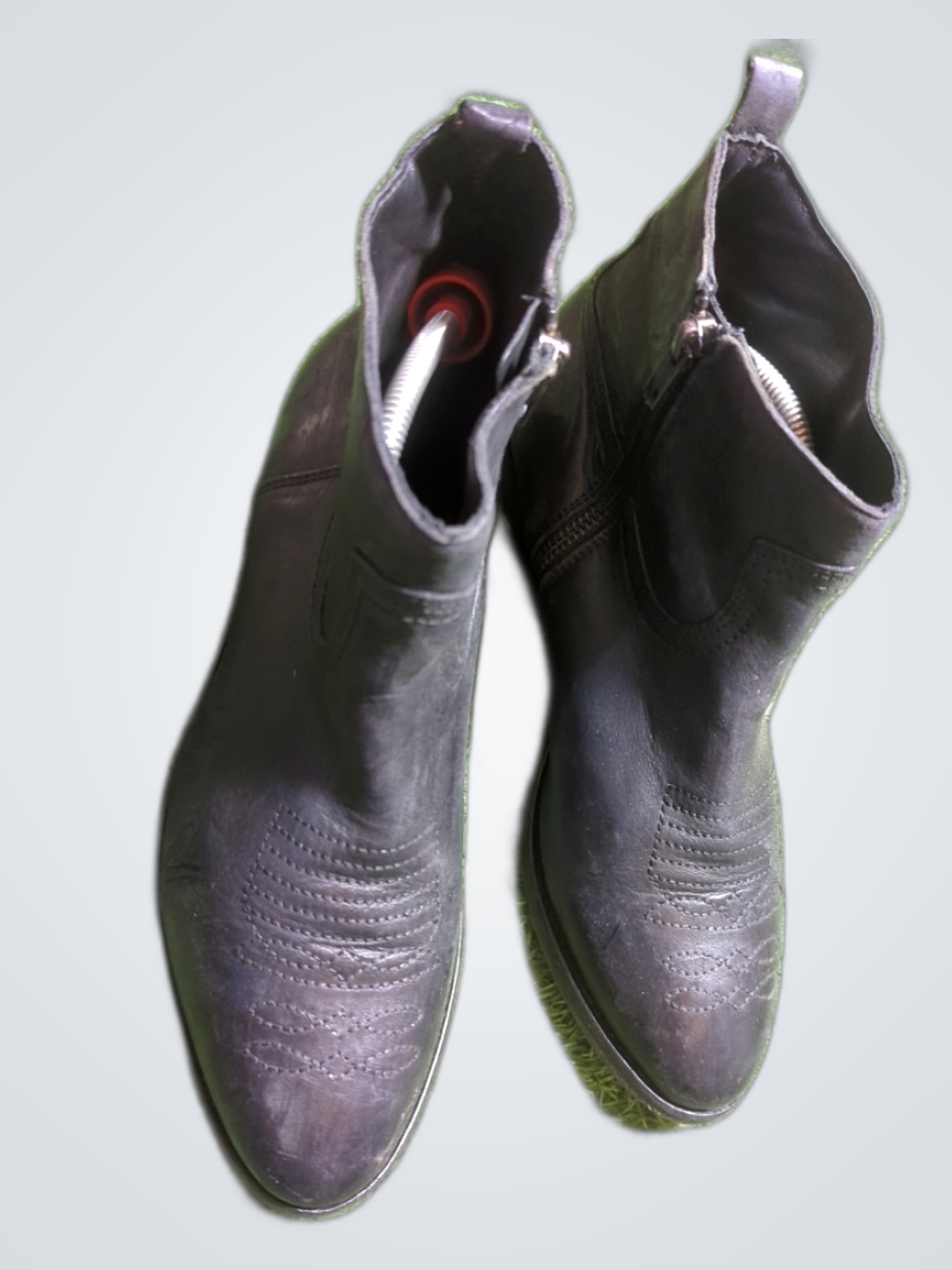 Unbranded Black Leather Ankle Boots