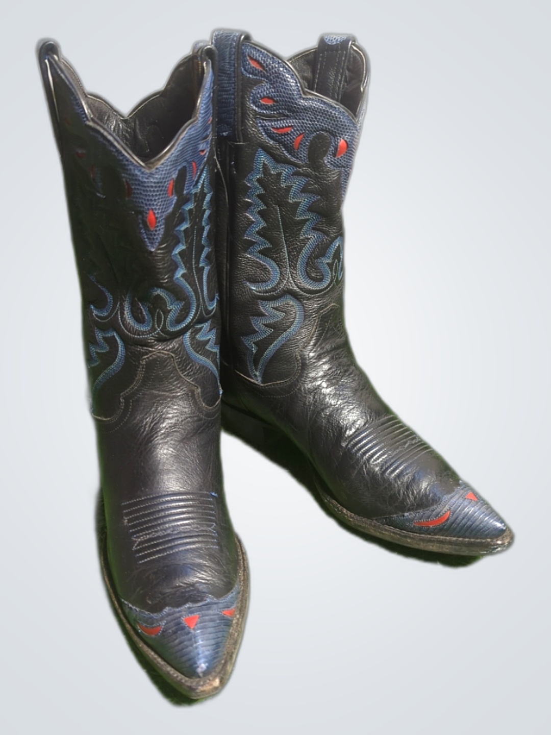 Lucchese Black Cowboy Boots
