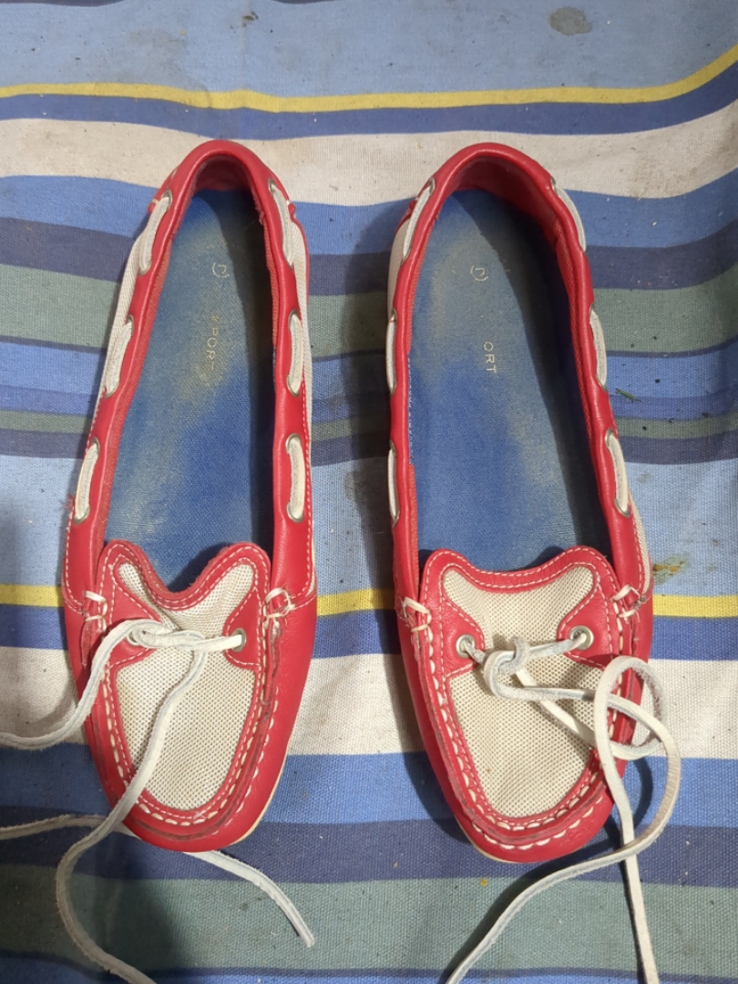 Crocs Red Boat Shoes