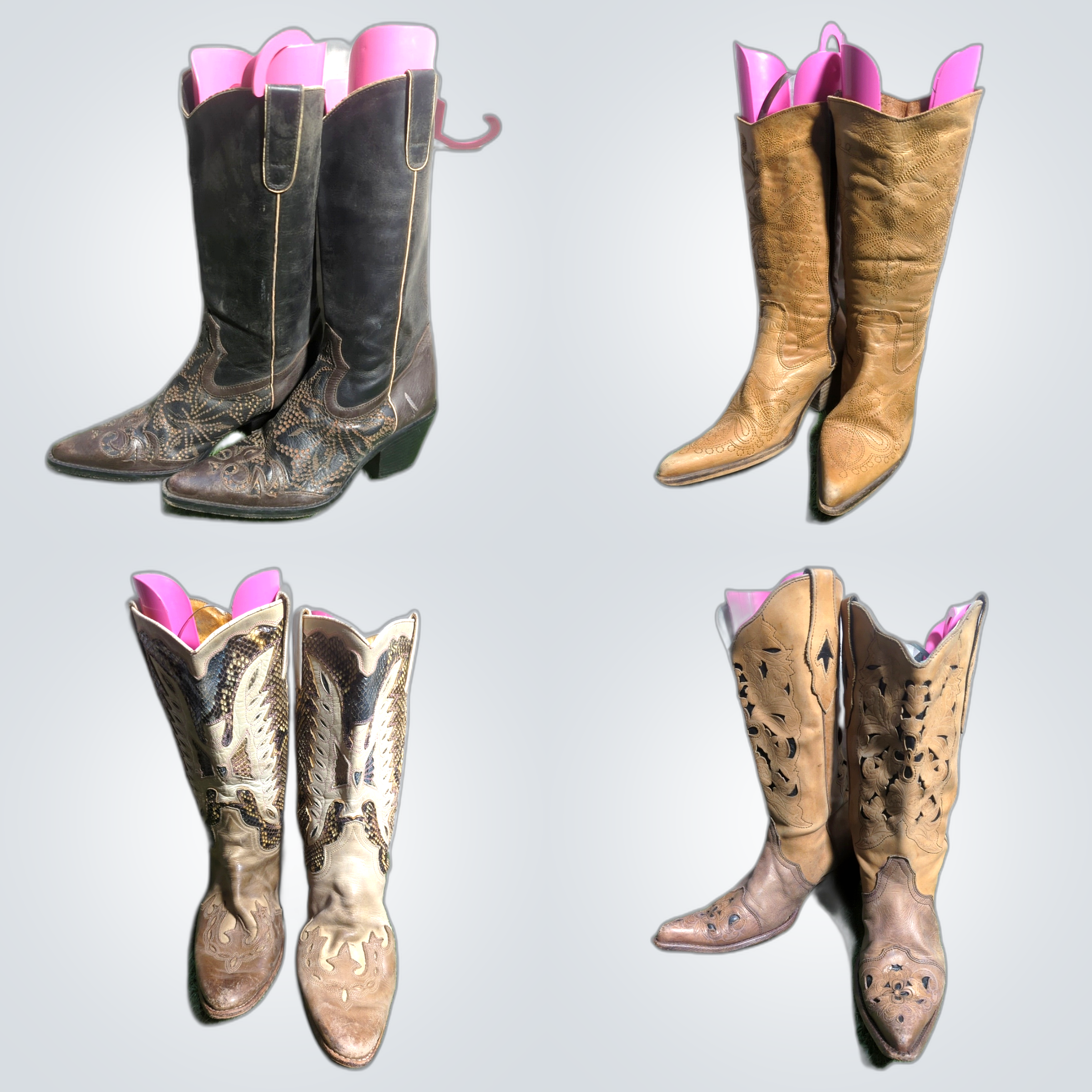 Gemischte hohe Stiefel