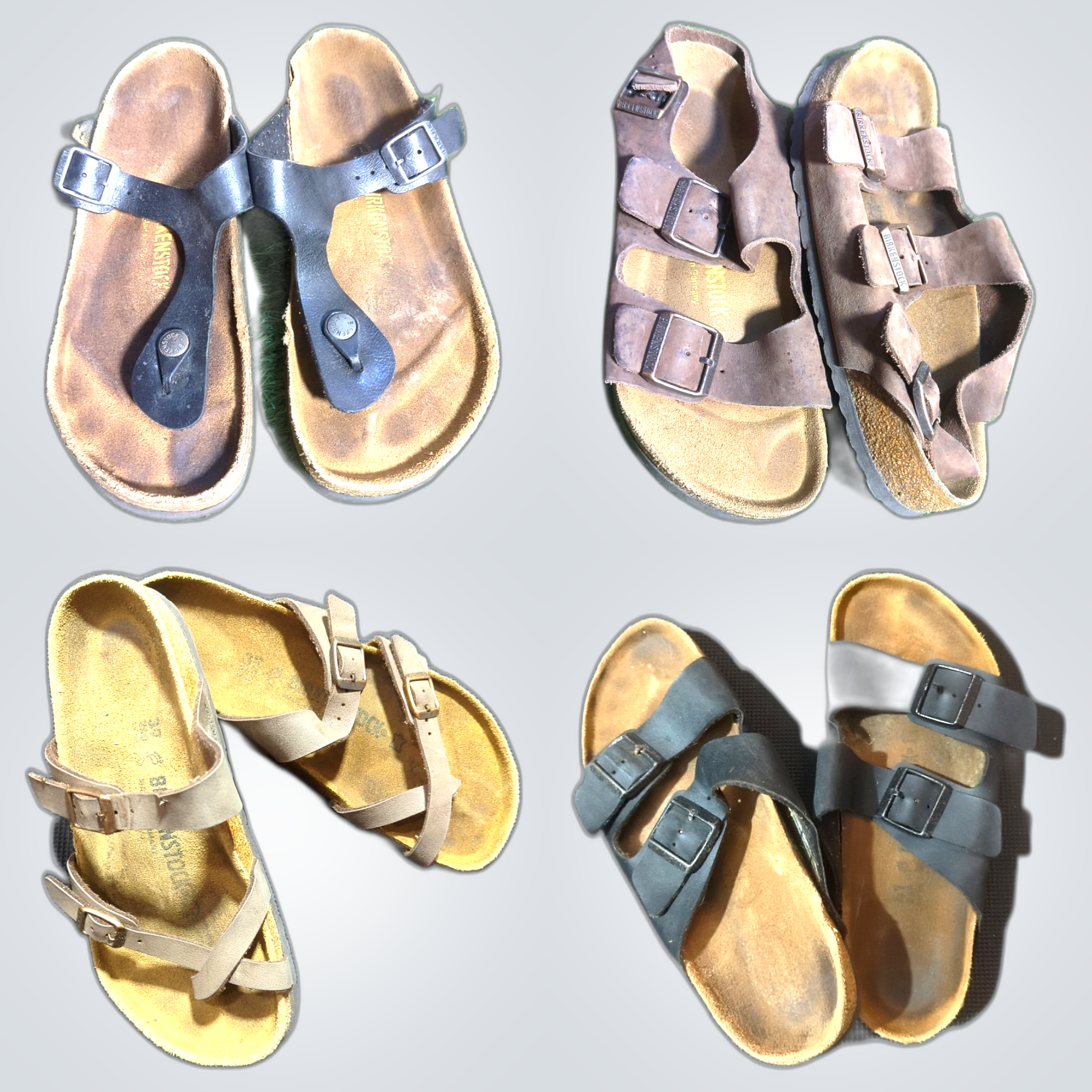Y2K Leather Sandals Bundle
