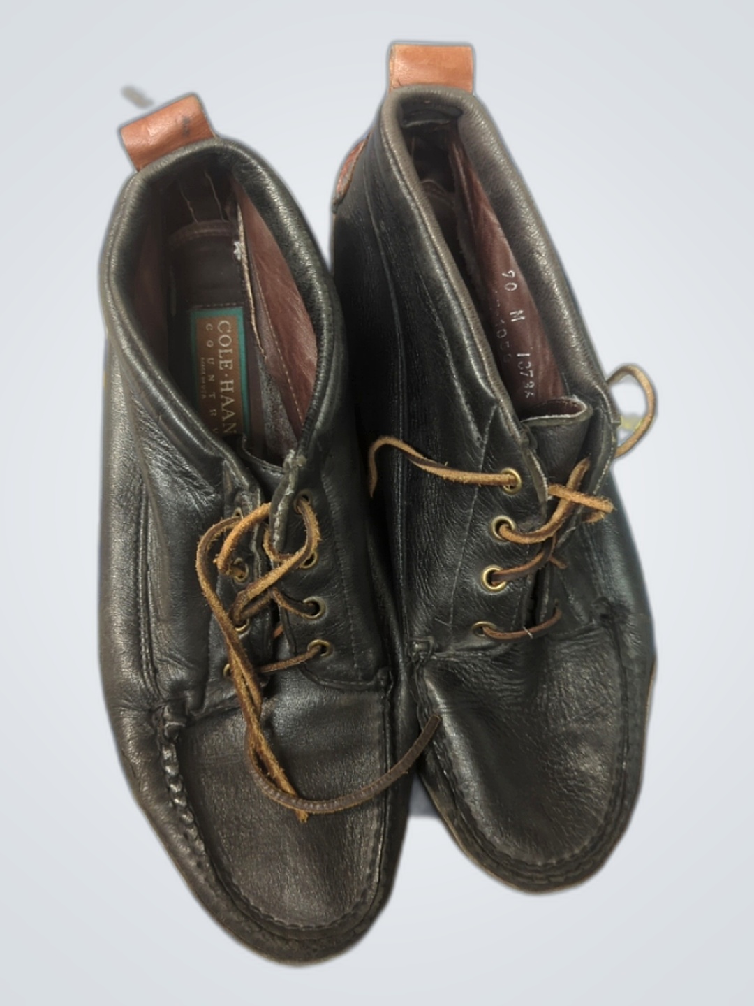 Cole Haan Black Leather Chukka Boots