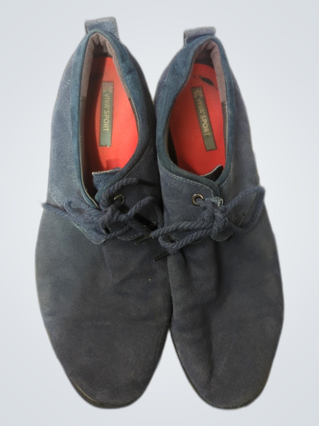 Superga Navy Suede Lace-up Sneakers