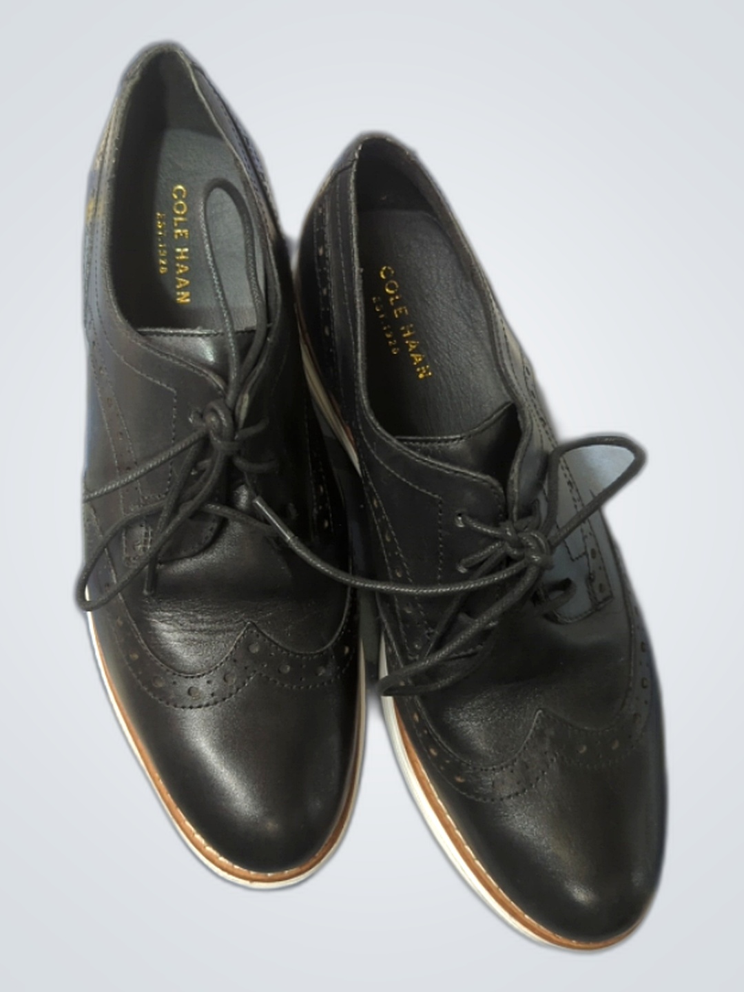 Cole Haan Black Leather Dress Shoes