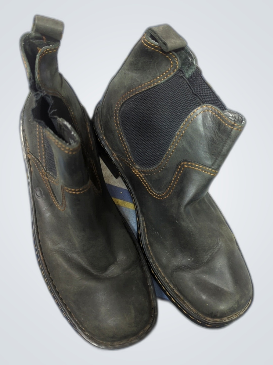 Clarks Black Leather Chelsea Boots