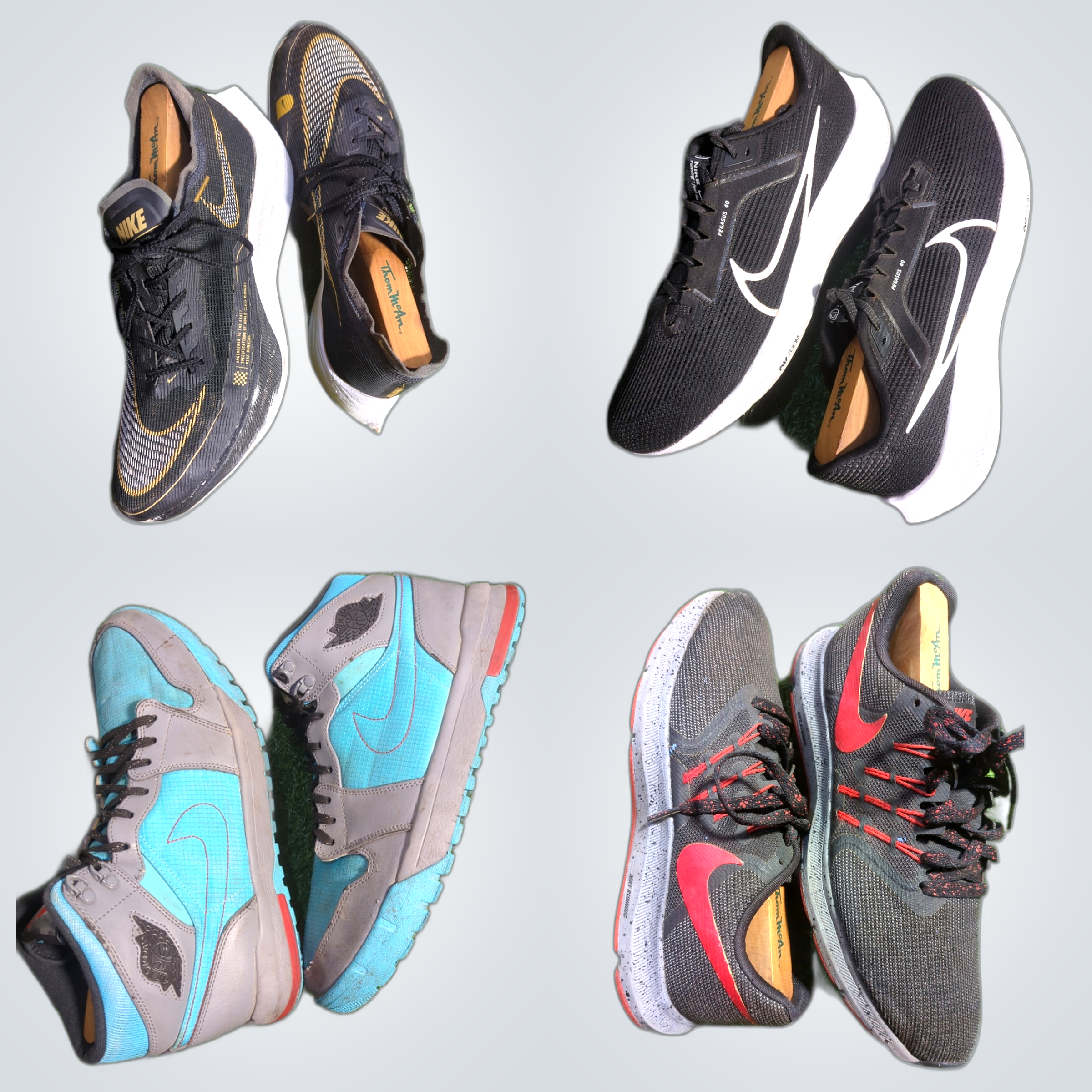 Mixed running shoes