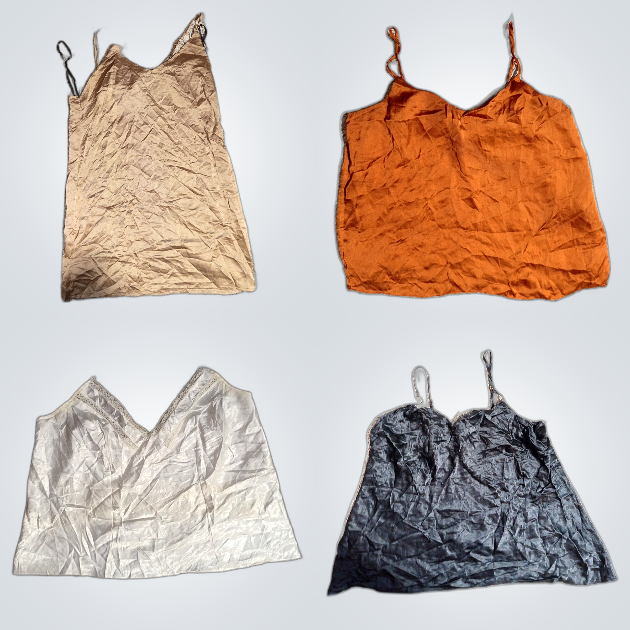 Camisole Bundle - 10 Piece Mix of Satin, Lace & Si..