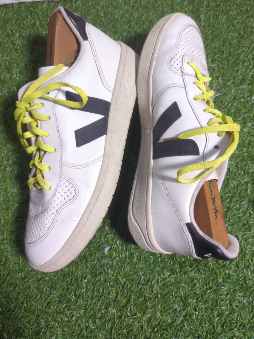 Veja White Leather Sneakers