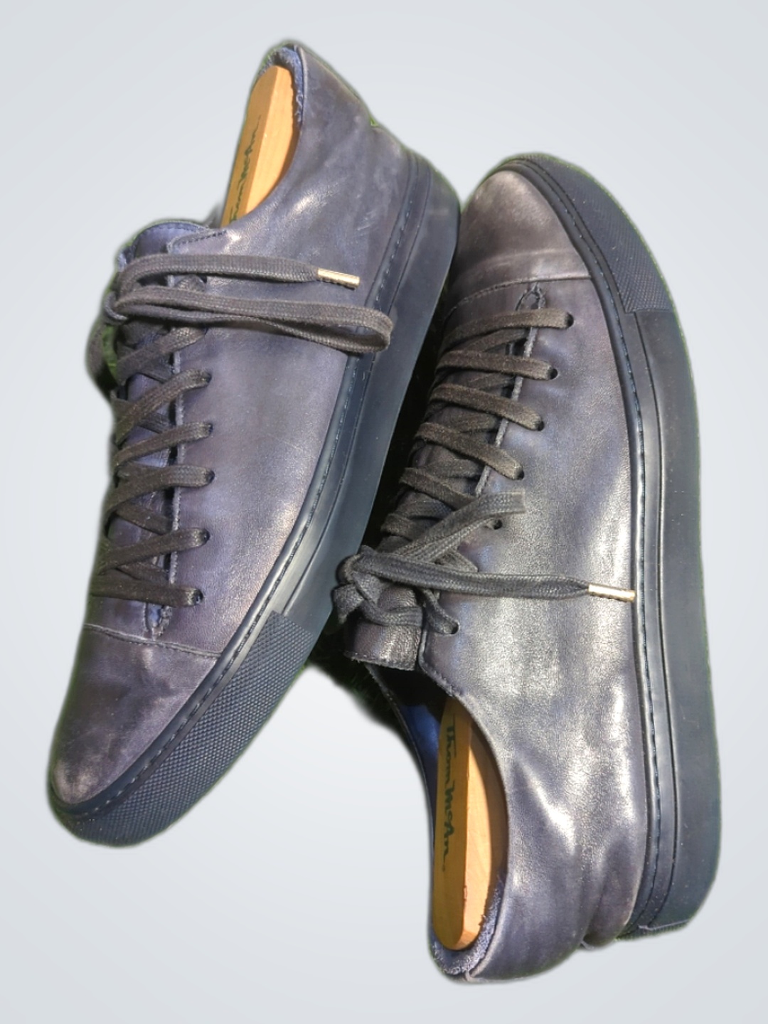 John Varvatos Leather Sneakers