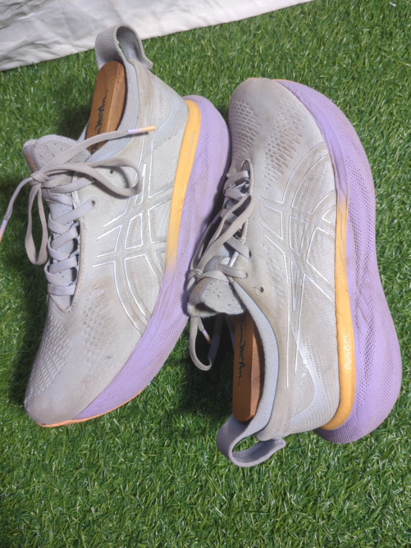 ASICS Grey Mesh Sneakers