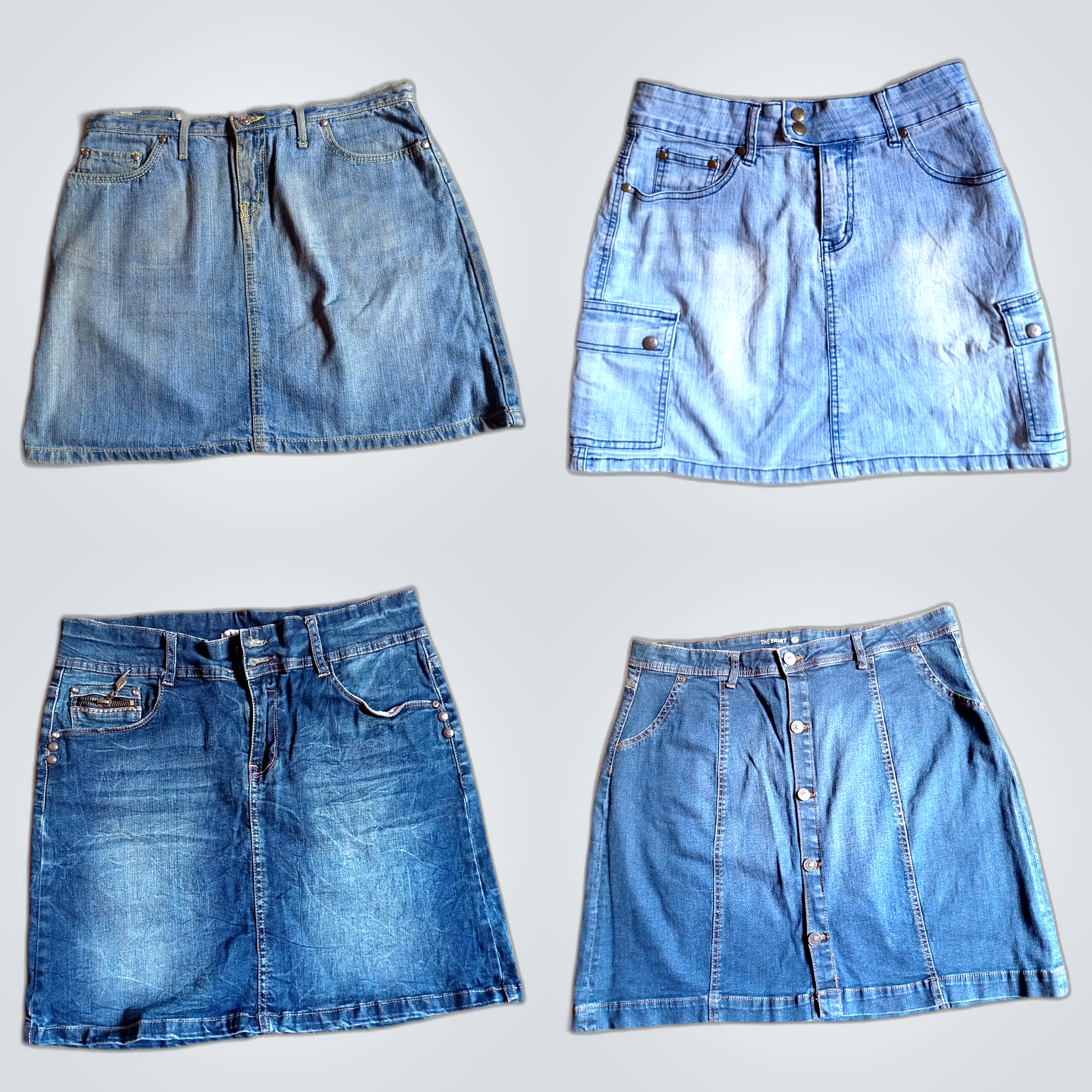 Y2K Denim Mini Skirts