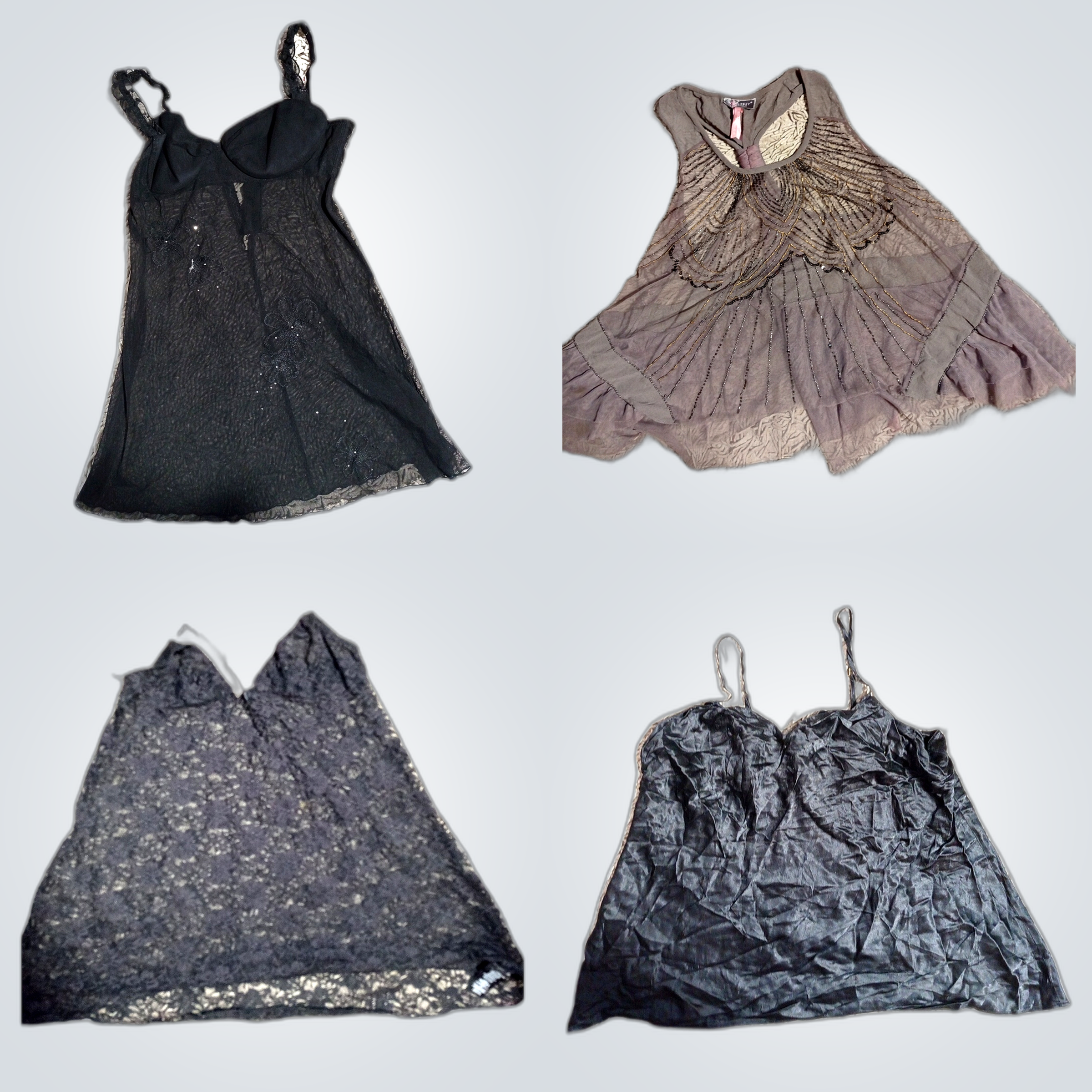 Lace & Satin Camisole Bundle - Zara, Guess, M&S & ..