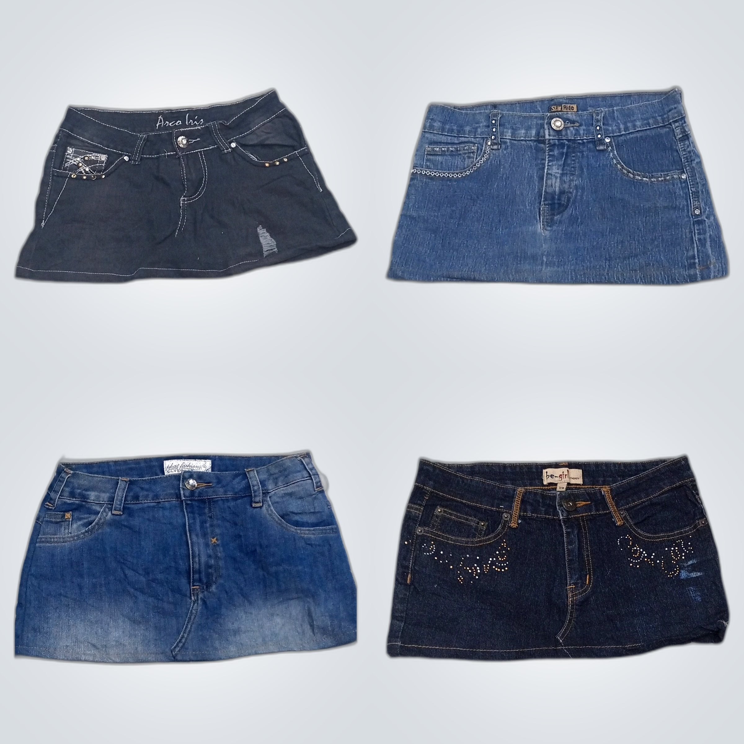 Denim Mini Skirts Bundle