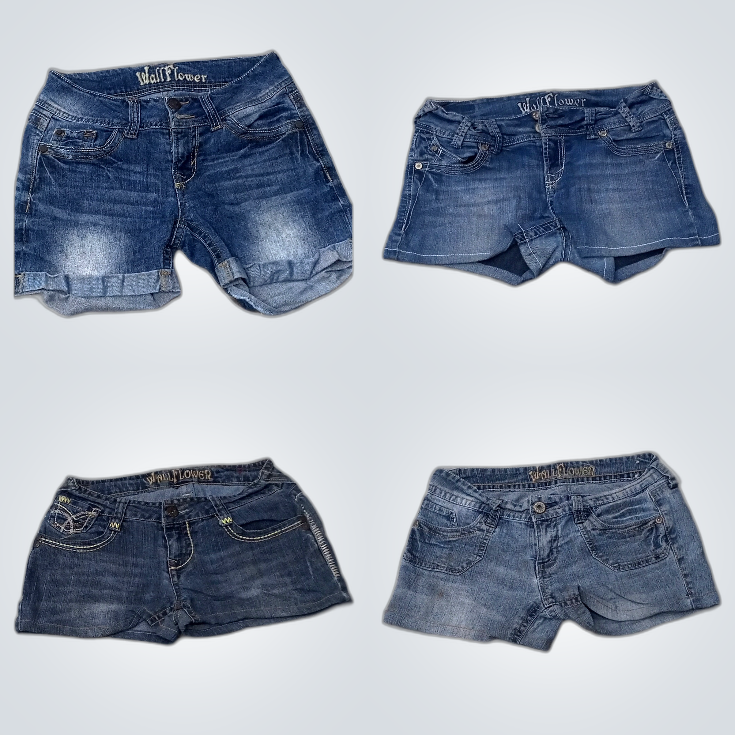 Wallflower Y2K Denim Shorts