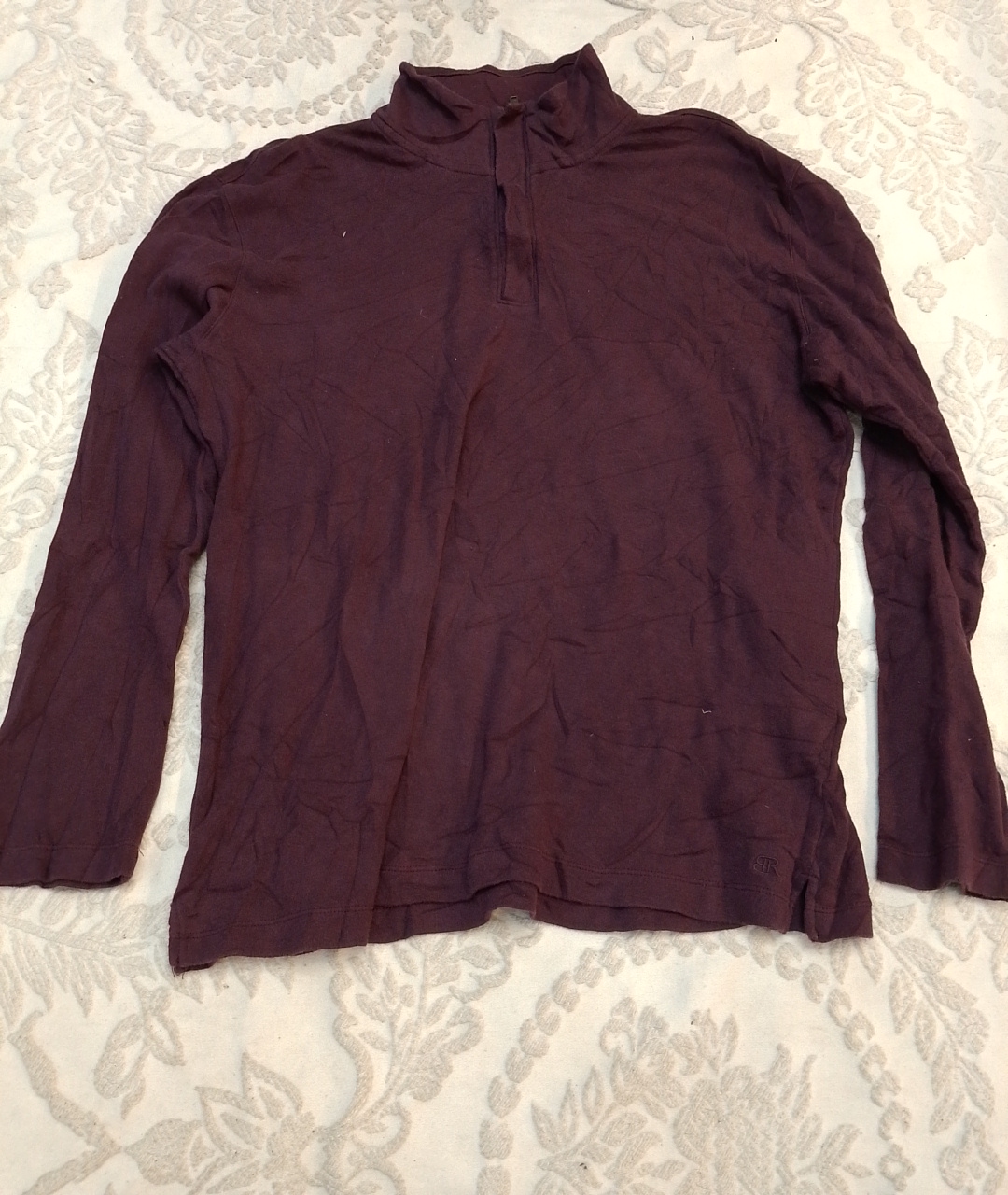 Banana Republic Long Sleeve Maroon Shirt