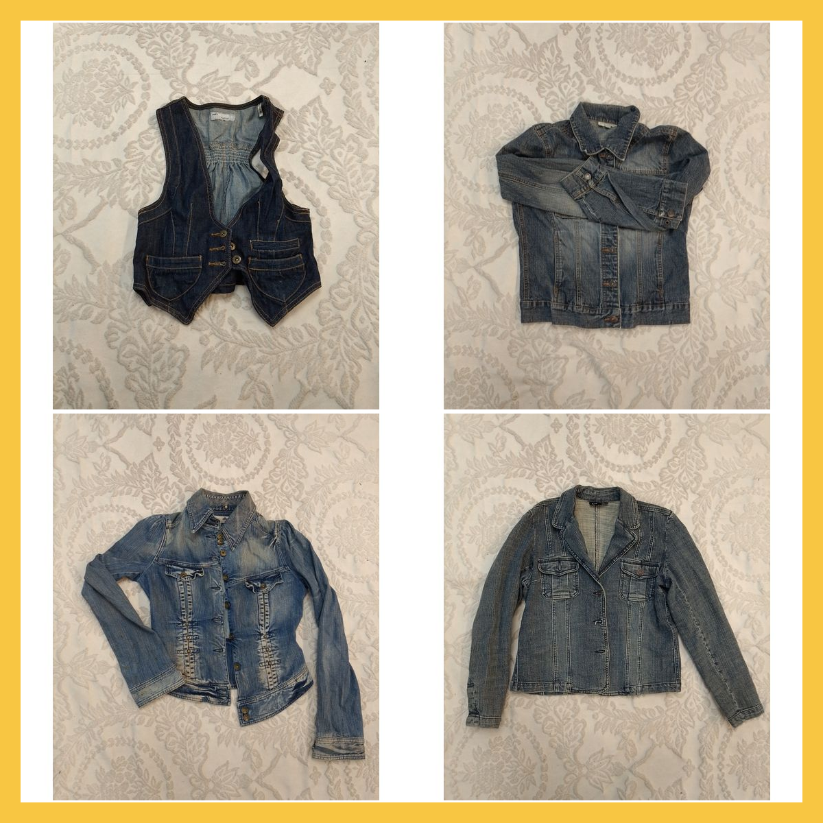 Ensemble de vestes en denim - 7 options tendance, ..
