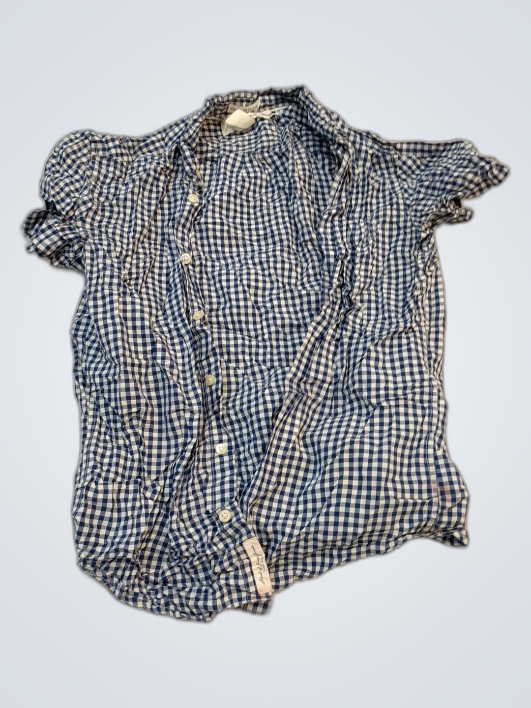 L.O.G.G. Blue Gingham Blouse