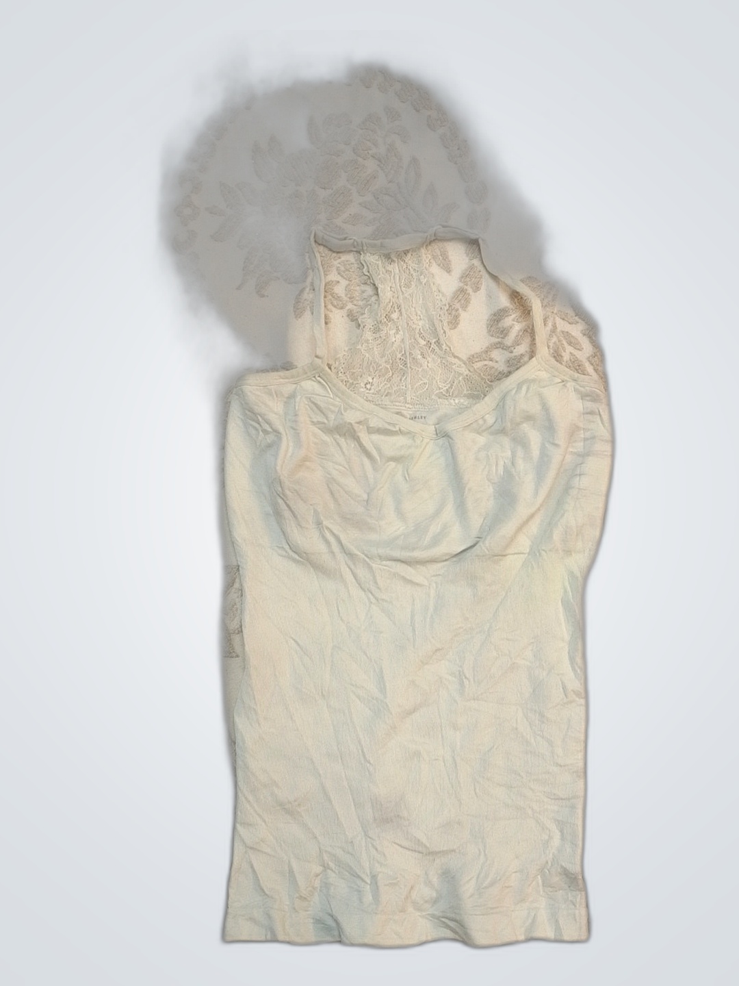 White Lace Trim Camisole