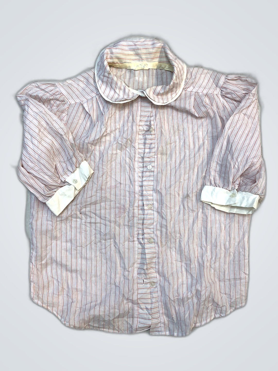 Rosa gestreifte Bluse