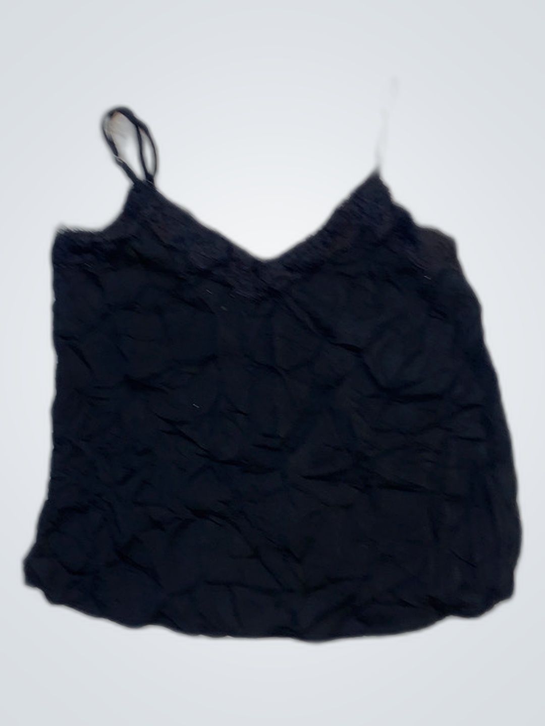 Top de Cami de Renda Preta