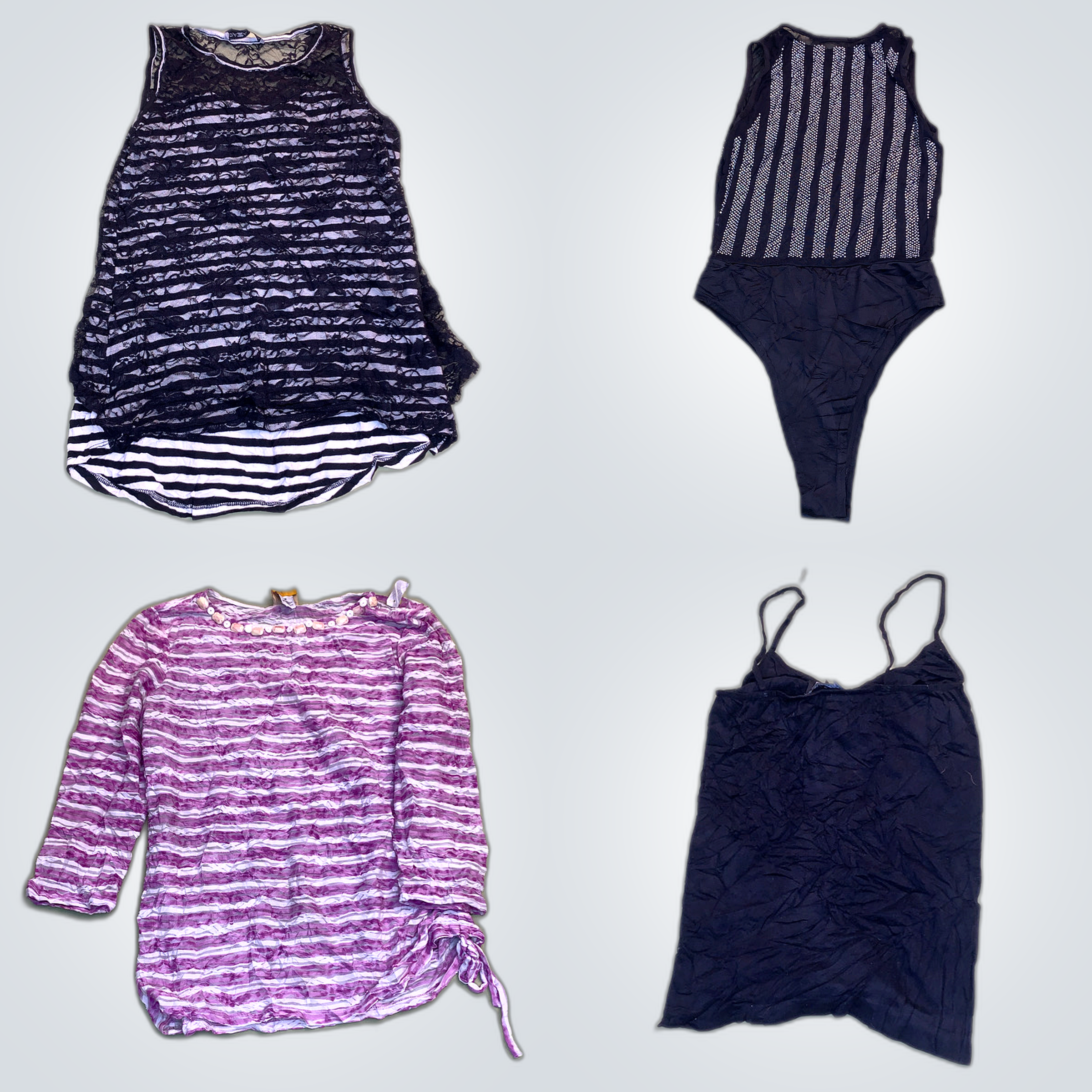 Designer Bundle: 10 Pc Mixed Tops & Dresses - bebe..