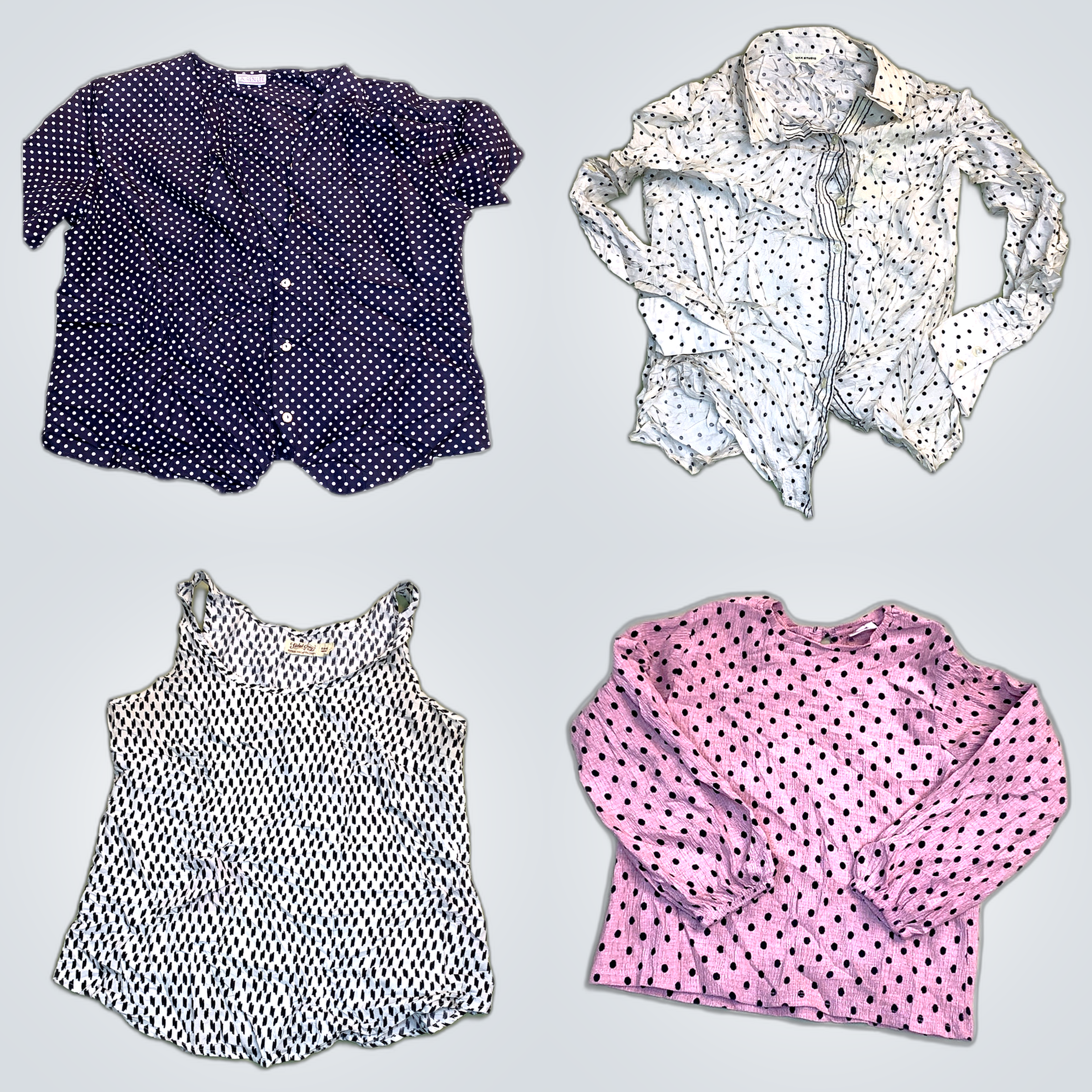 Blusas de Bolinhas e Mais - Zara, Express, Stans e..