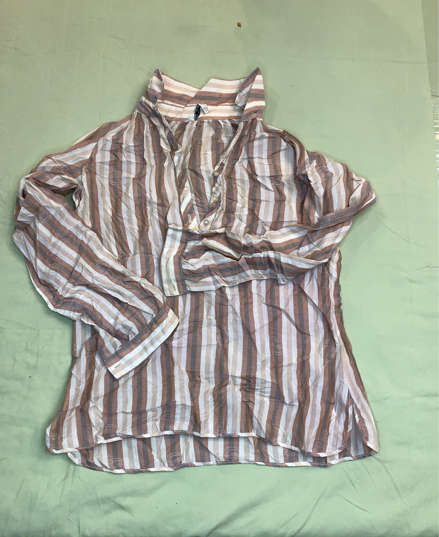 Camisa de Manga Longa Listrada