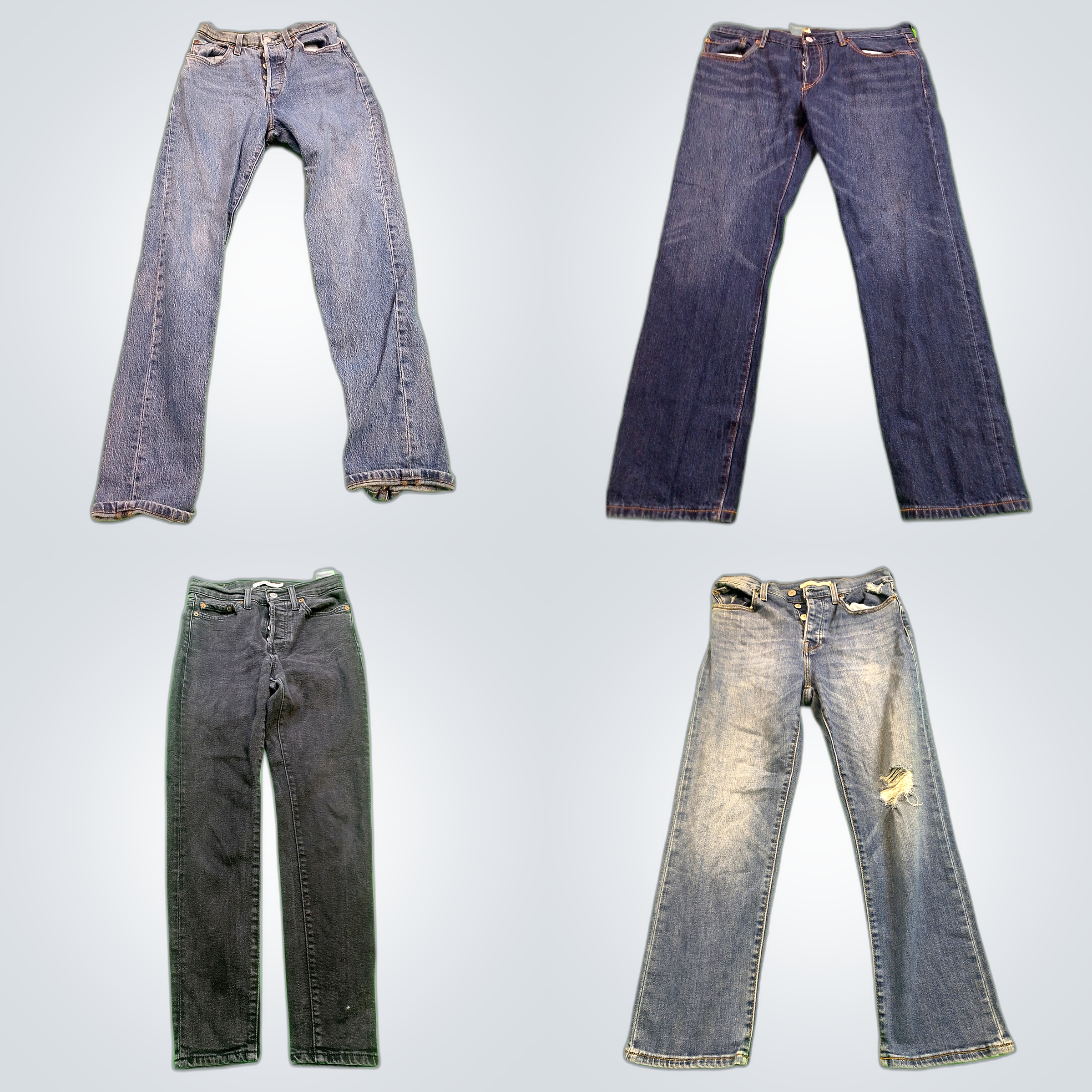 Levi's & More Straight Jeans Bundle 7pcs