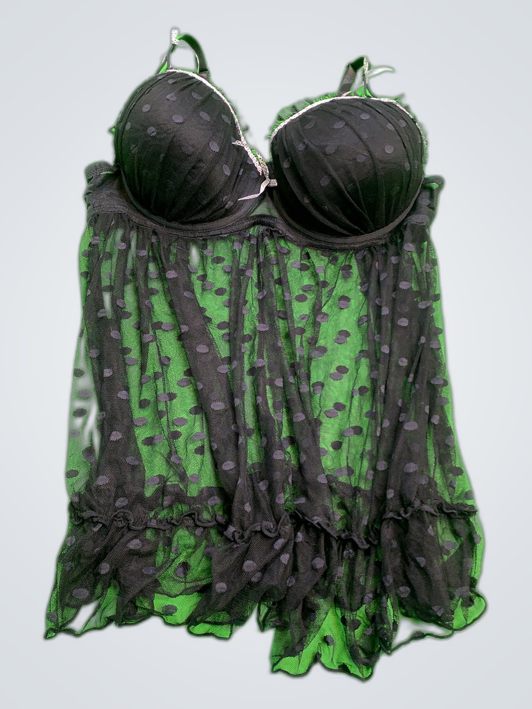 Schwarzes Dessous-Set