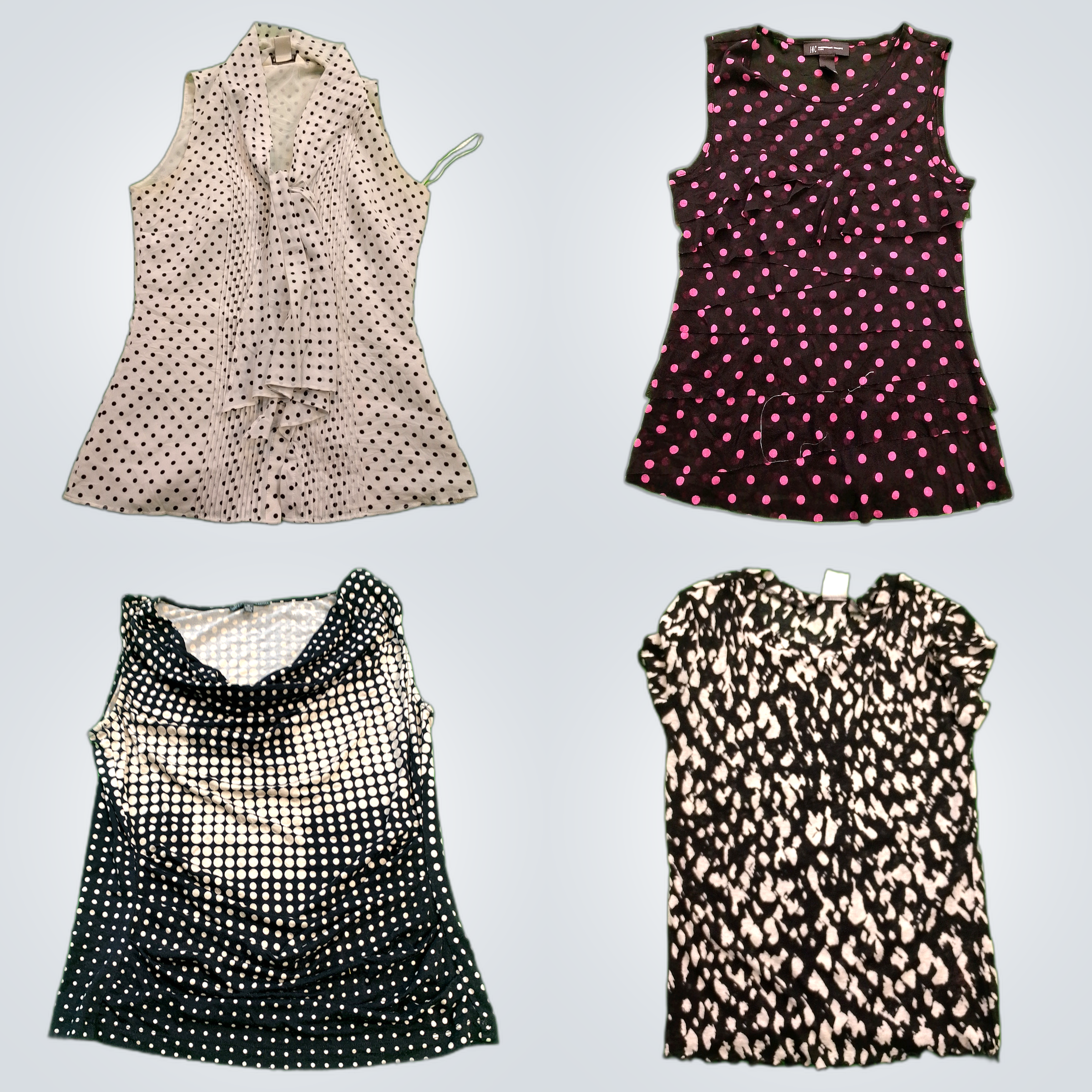 Polka Dot Blouse Bundle: George, ALANI, INC & More..