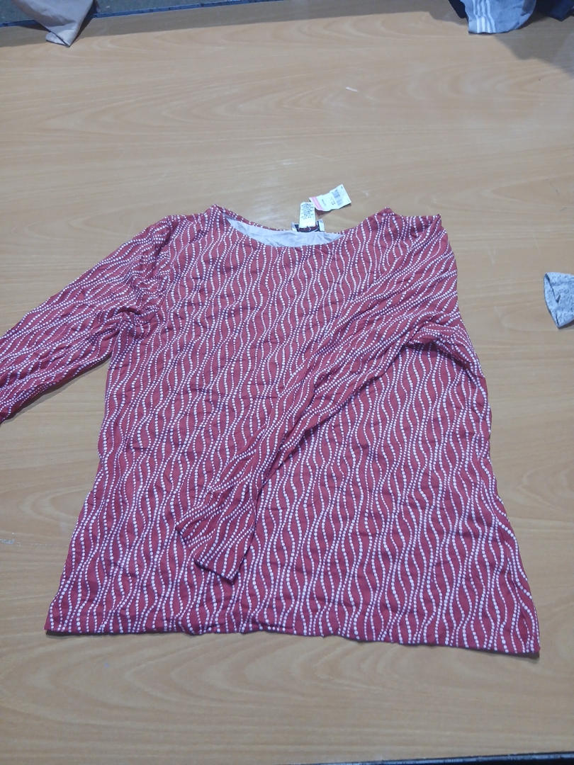 Talbots Printed Long Sleeve T-shirt